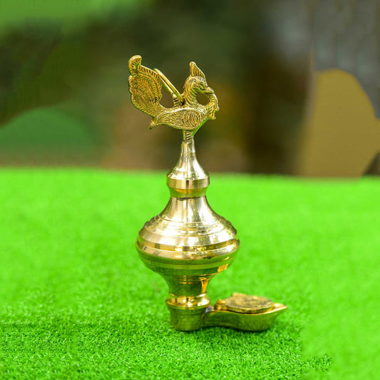 Keda Vilakku Hanging Peacock Oil Lamp