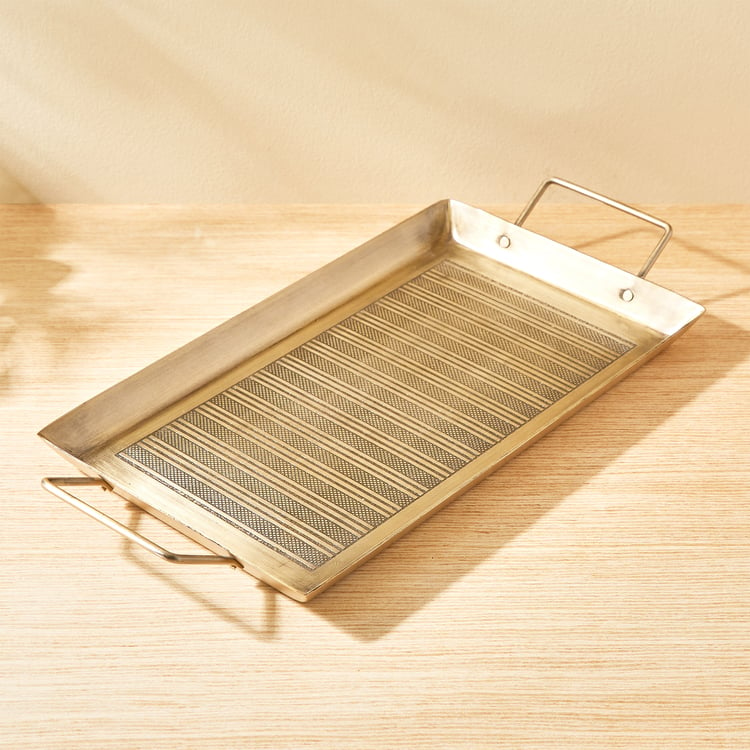 Metal Serving Tray - 42 x 20 cm