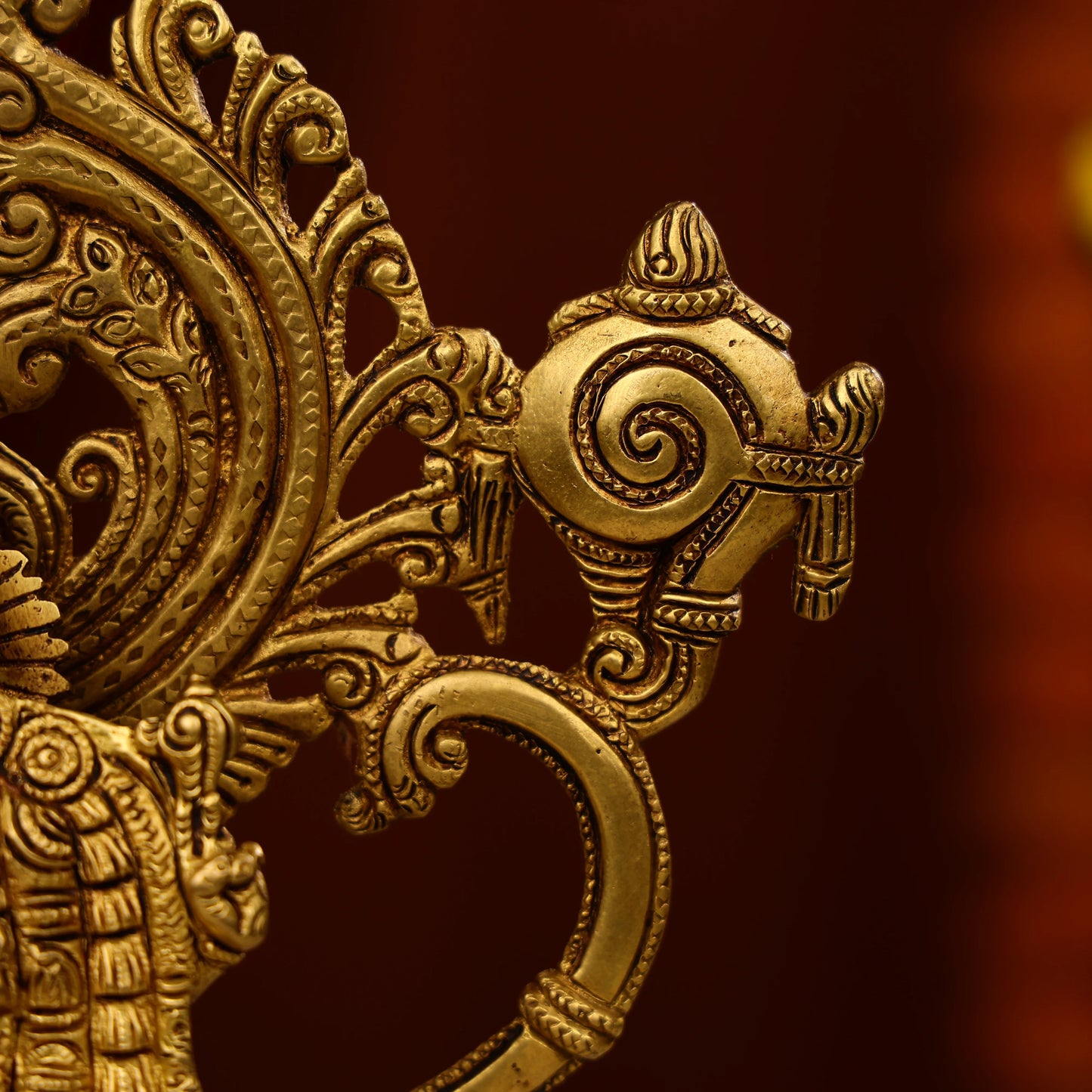 10" Brass Tirupati Balaji Venkateshwara Idol