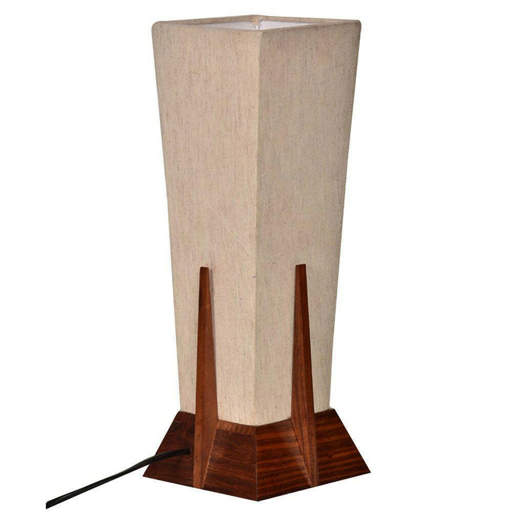 14 Inch Round Pyramid Sheeham Table Lamp - ArtyCraftz.com