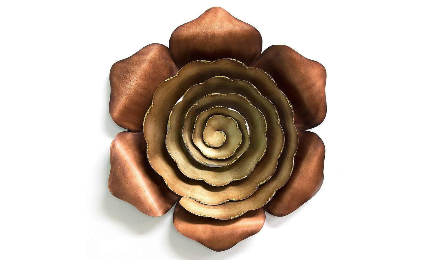 Handcrafted Metal Rose Wall Decor