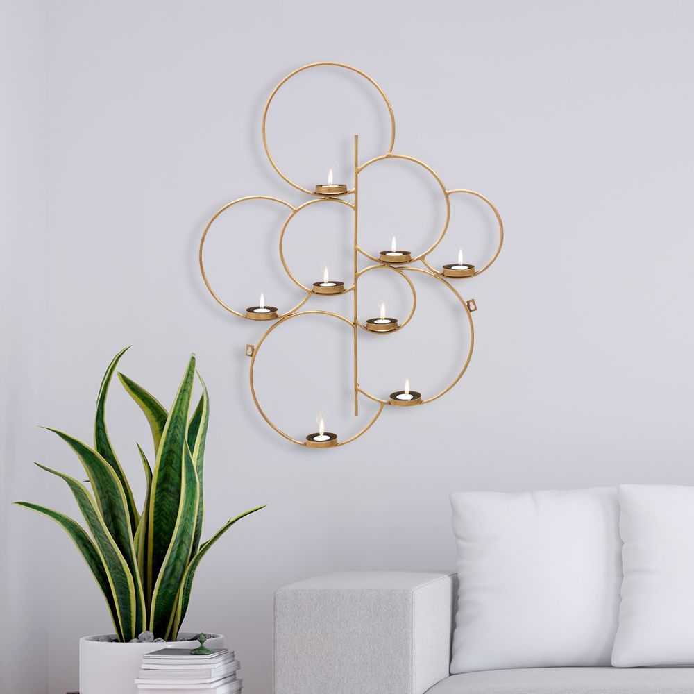 Wall Rings Candle Holder