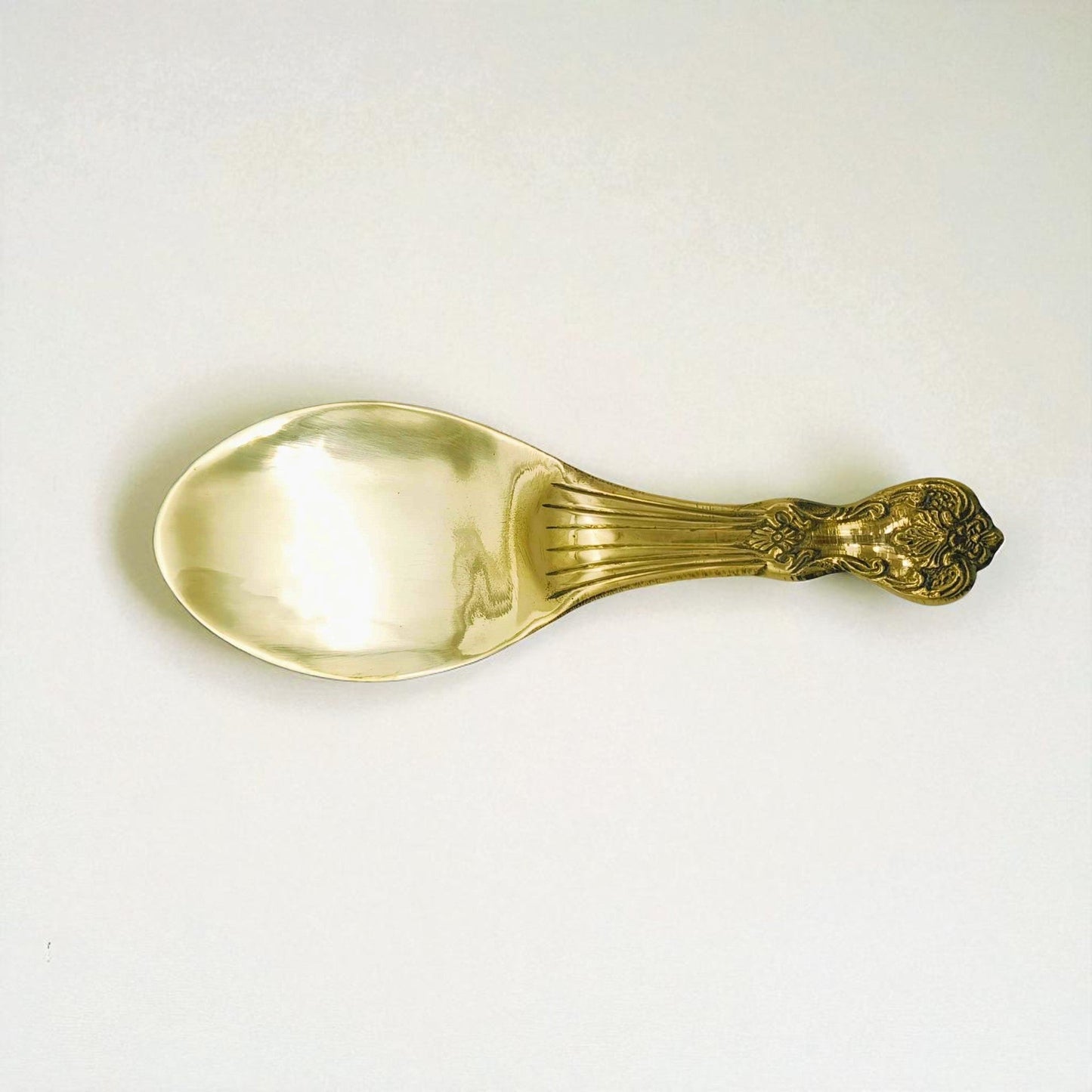 Brass Rice Palta | Traditional Brass Serving Spoon for Rice