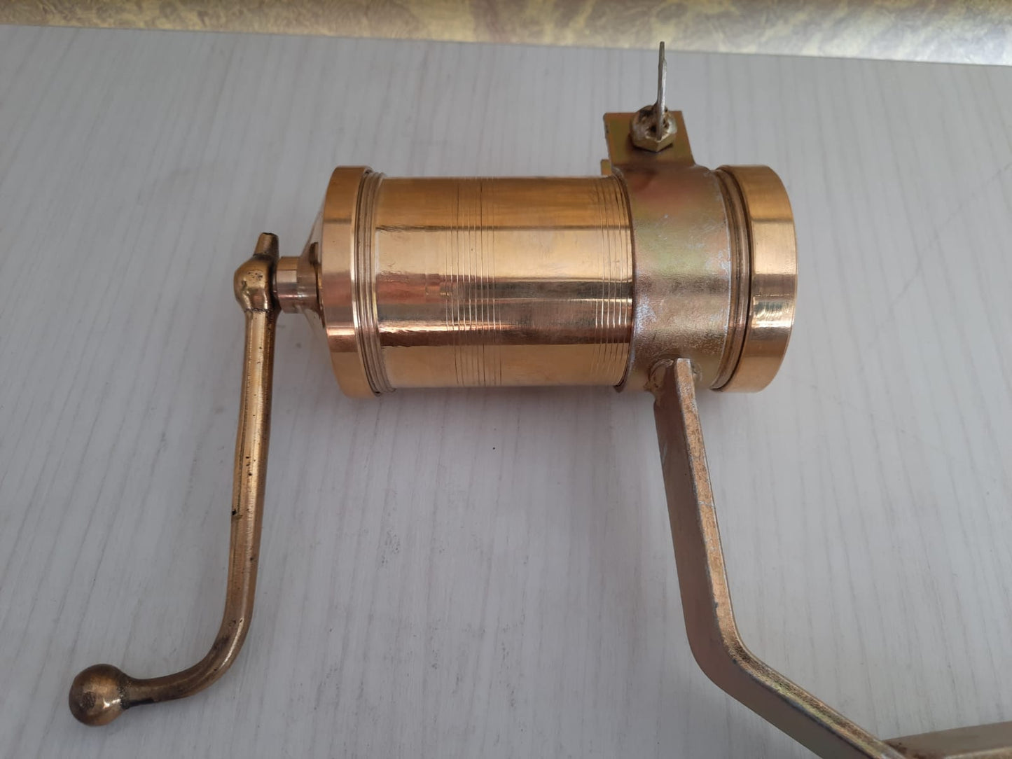 Traditional Brass Idiyappam Maker with Stand