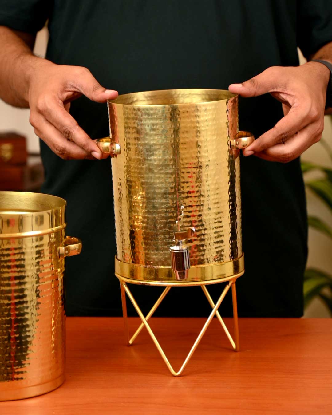 Brass Coffee Filter - Party Style Brew for 150 Cups