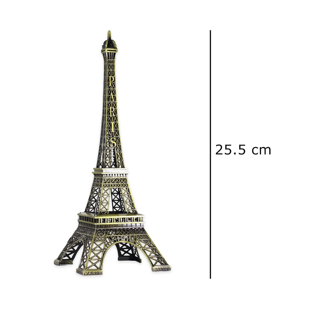 25.5 cm Metal Eiffel Tower Miniature Paris Architectural Showpiece-artycraftz.com