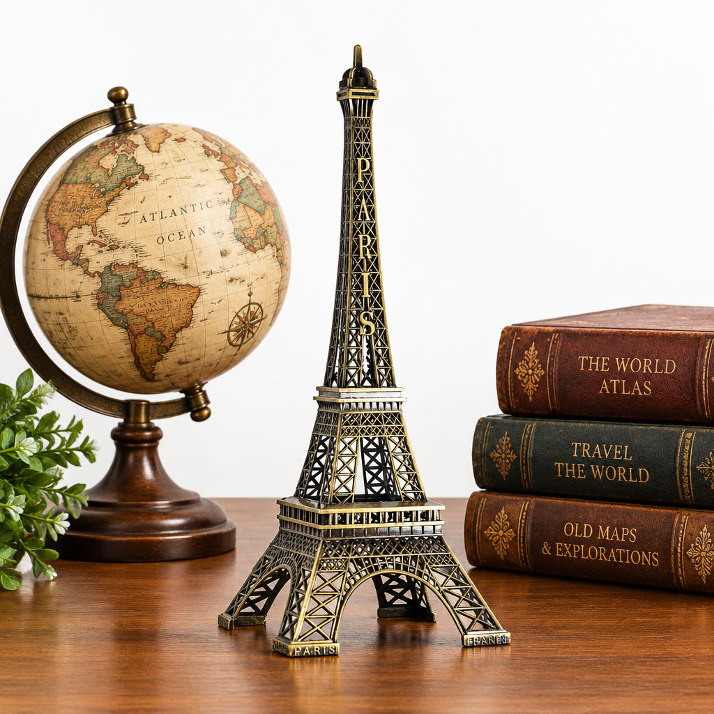 25.5 cm Metal Eiffel Tower Miniature Paris Architectural Showpiece-artycraftz.com