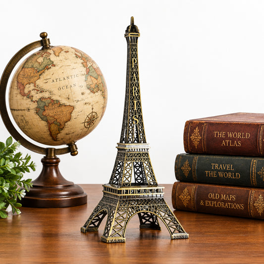 25.5 cm Metal Eiffel Tower Miniature Paris Architectural Showpiece-artycraftz.com