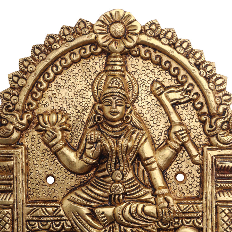 Brass AshtaLakshmi Plates Set (6 Inch)