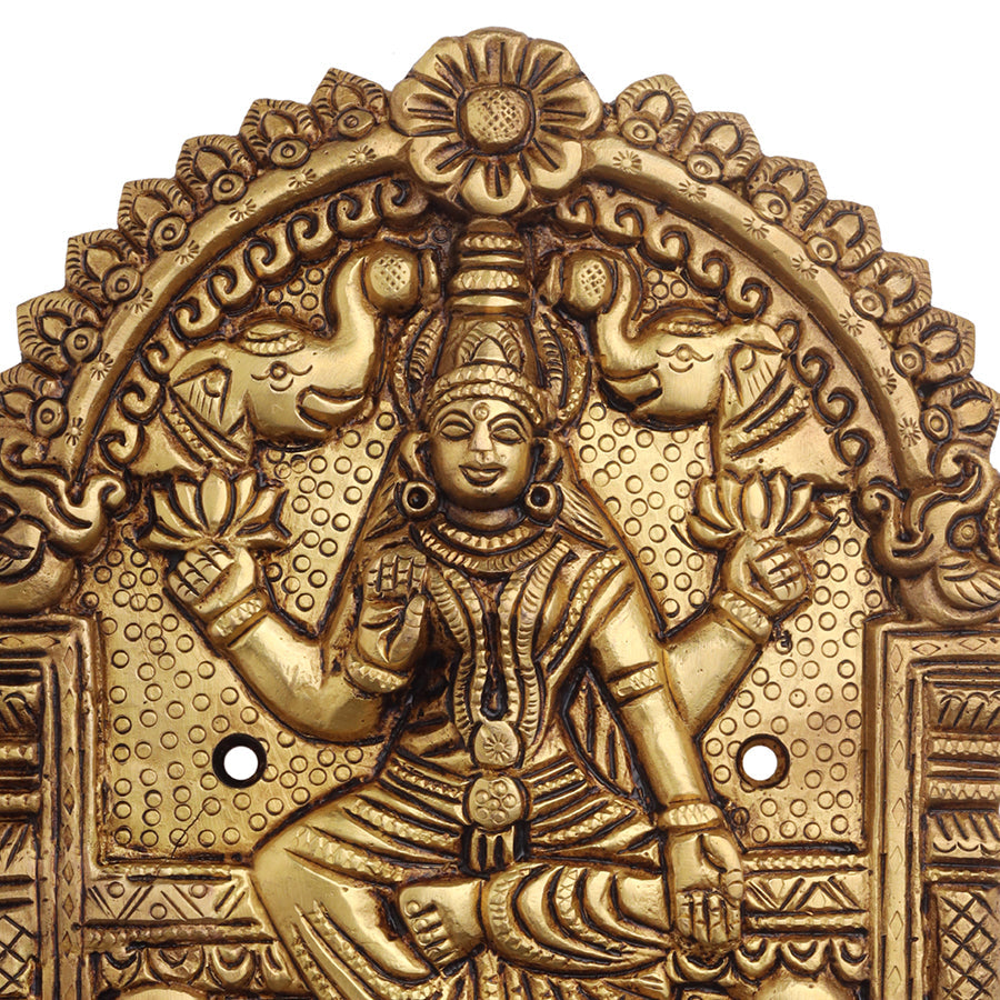Brass AshtaLakshmi Plates Set (6 Inch)