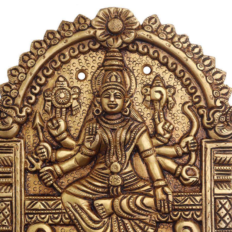 Brass AshtaLakshmi Plates Set (6 Inch)