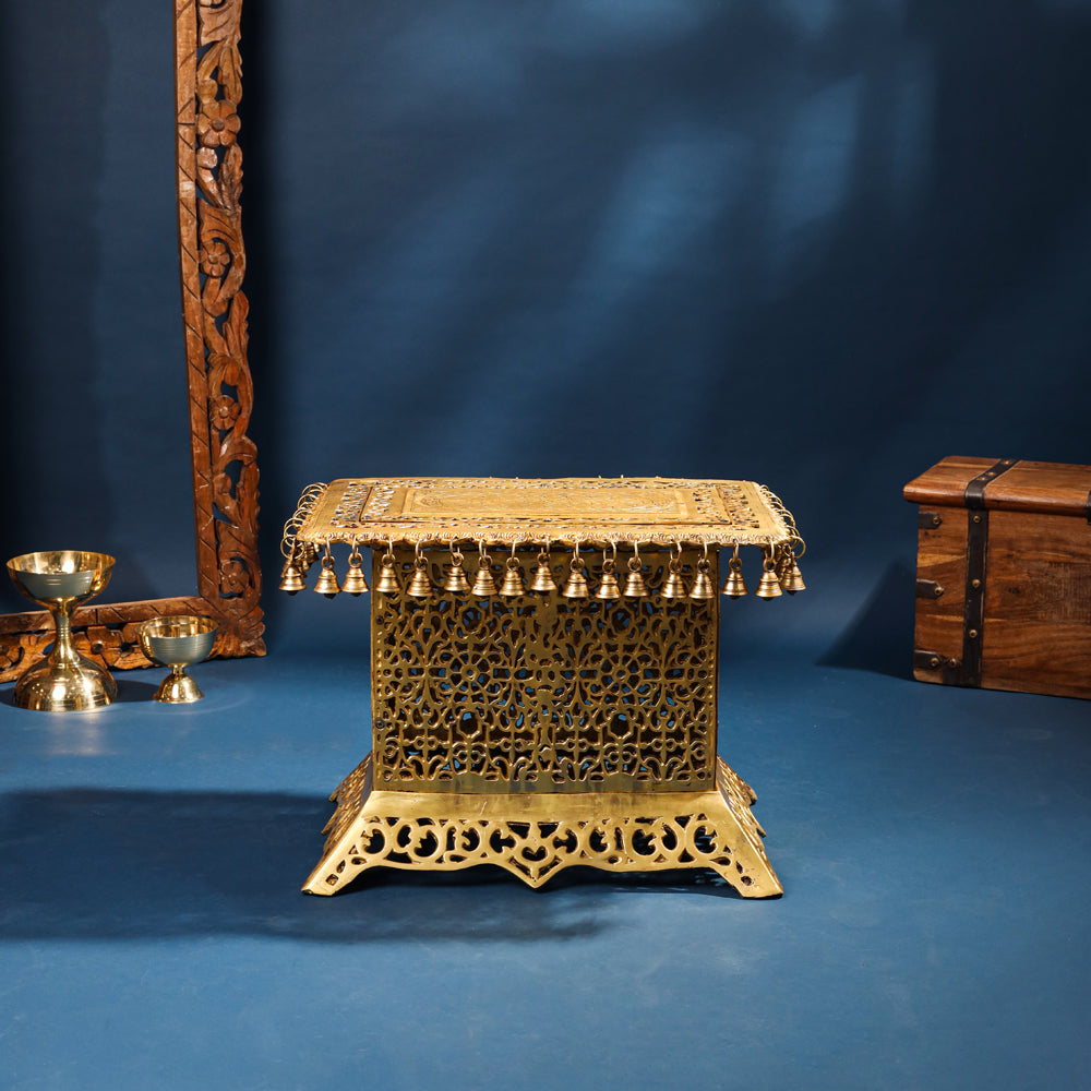 Brass Rectangular Chowki