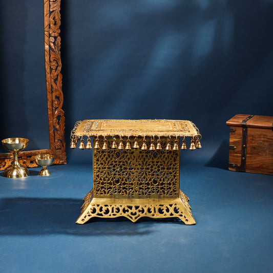 Brass Rectangular Chowki