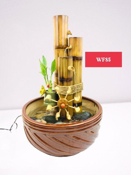 3-Tiered Bamboo Fountain Turbine - ArtyCraftz.com