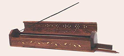 Wooden Incense Holder With Storage