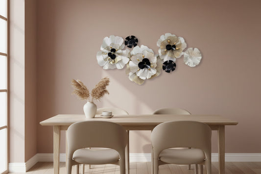 Luxury Iron Floral Wall Art-ArtyCraftz.com