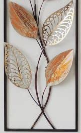 Iron Metal Handmade Decorative Wall Hanging Leaves Frame Wall Decor