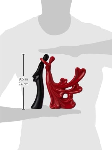 Passionate Lover Hugging Couple Figure | Beautiful Ceramic Decor Statue