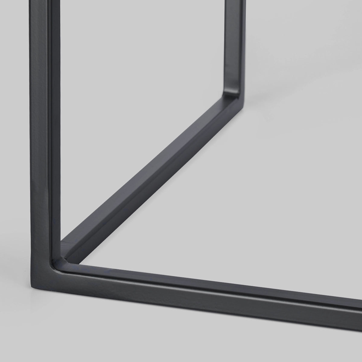 Set of 2 table, Iron, powder coated, 60 cm, 49.5 cm