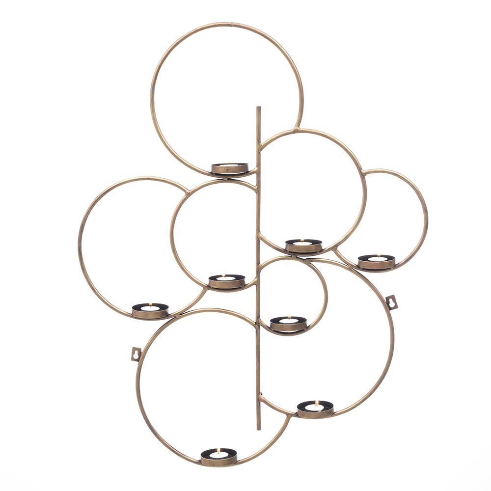 Wall Rings Candle Holder