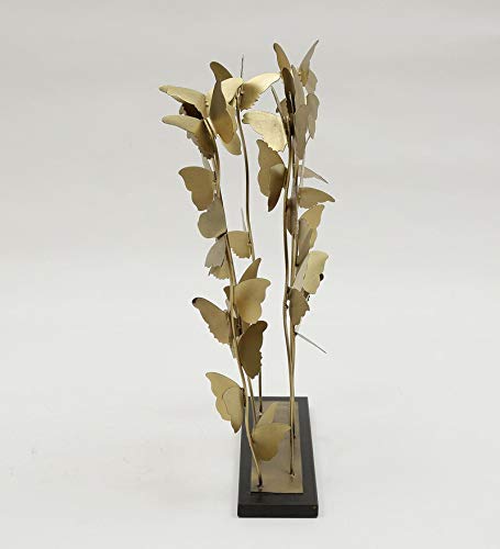 Iron Anshi Culster Butterflies Showpiece Table (Size 13.5 x 21 inches)