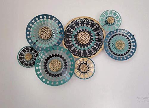 Aurelia Medallion Luxe Metal Wall Art-ArtyCraftz.com