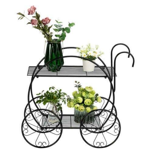Iron Trolly pot Stand for Indoor and Outdoor