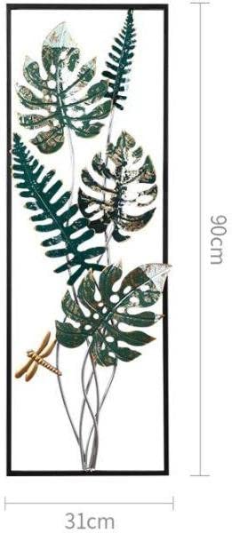 Handcrafted Metal Palm Leaf Frame Wall Decor