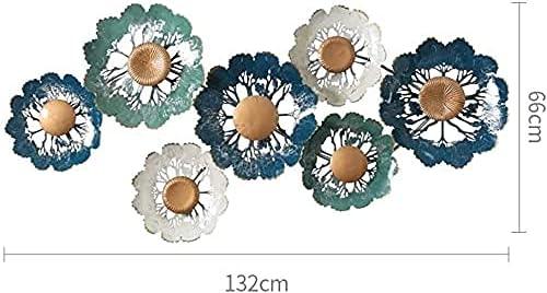 Handcrafted Metal Green Etching Wall Decor