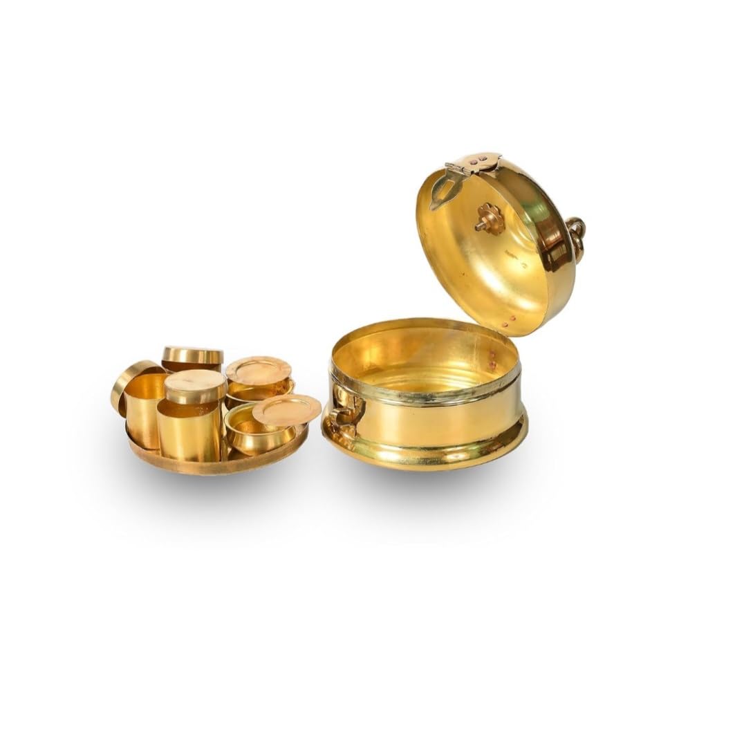 Antique Brass Betal Box