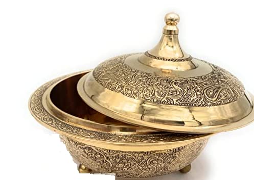 Bhunes Decorative Brass Fruit Bowl | Dry Fruit Bowl