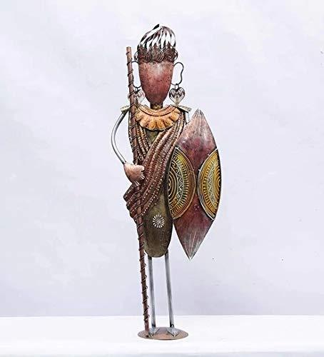 Handcrafted Metal Trible Garud for Showpiece