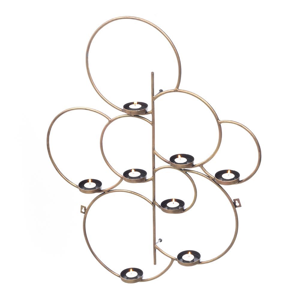 Wall Rings Candle Holder