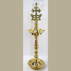 5.5 feet Cross Brass Oil Lamp