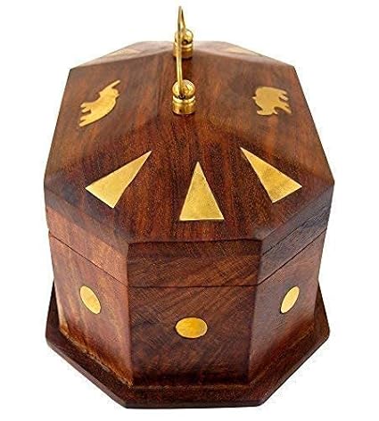 Handcrafted Wooden Jewellery Box for Accessories