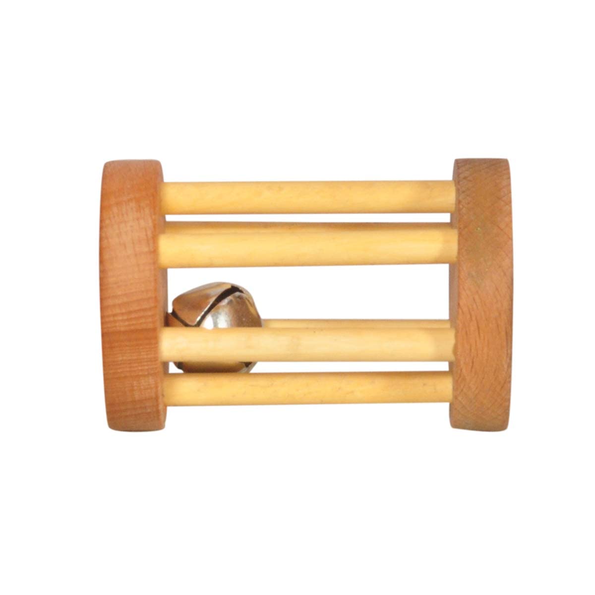 Handcrafted wooden Rolling Bell Cylinder