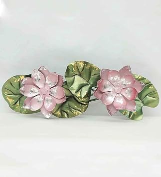 Handcrafted Metal Lotus Table Decor Showpiece