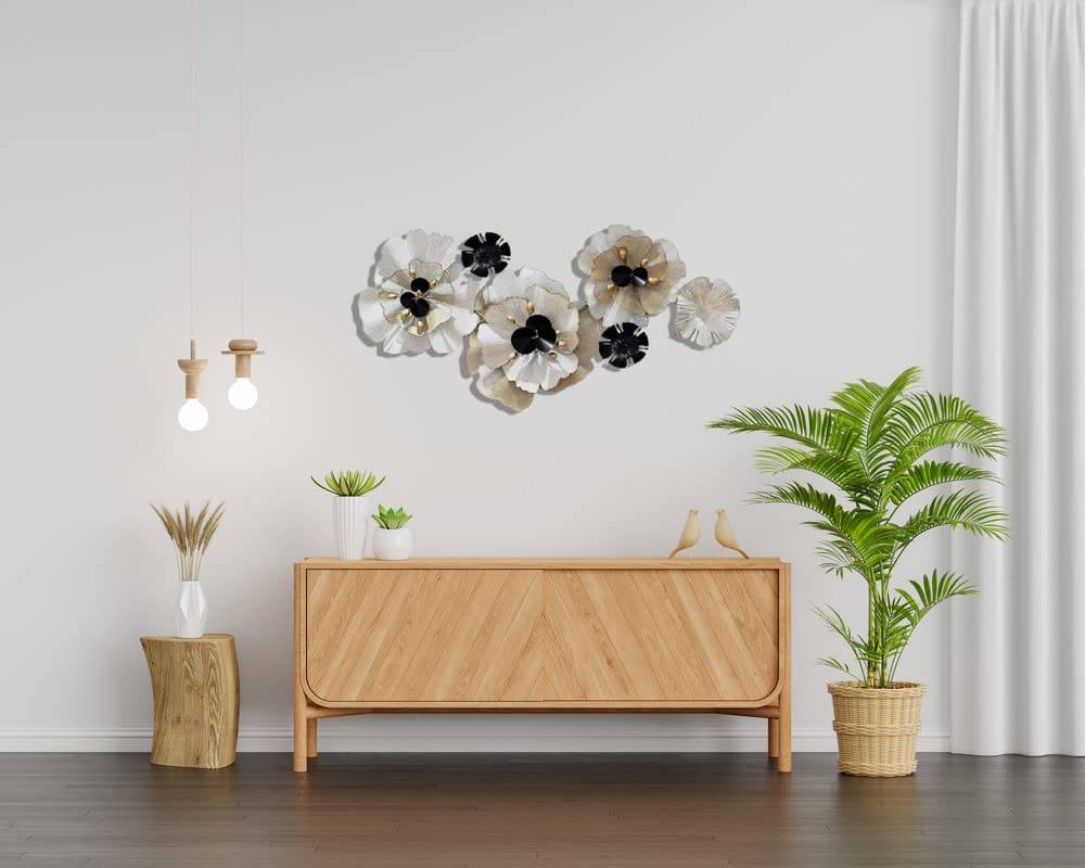 Luxury Iron Floral Wall Art-ArtyCraftz.com