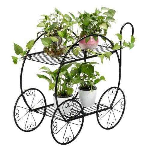Iron Trolly pot Stand