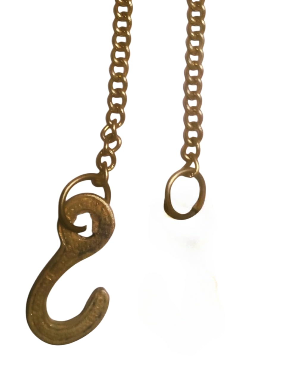 Brass Chain with Hooks for Hanging Diya 1 Meter