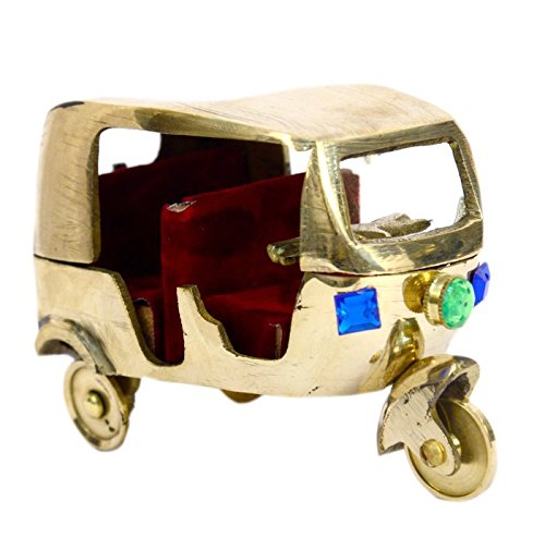 Handcrafted Brass Auto Miniature for Kids