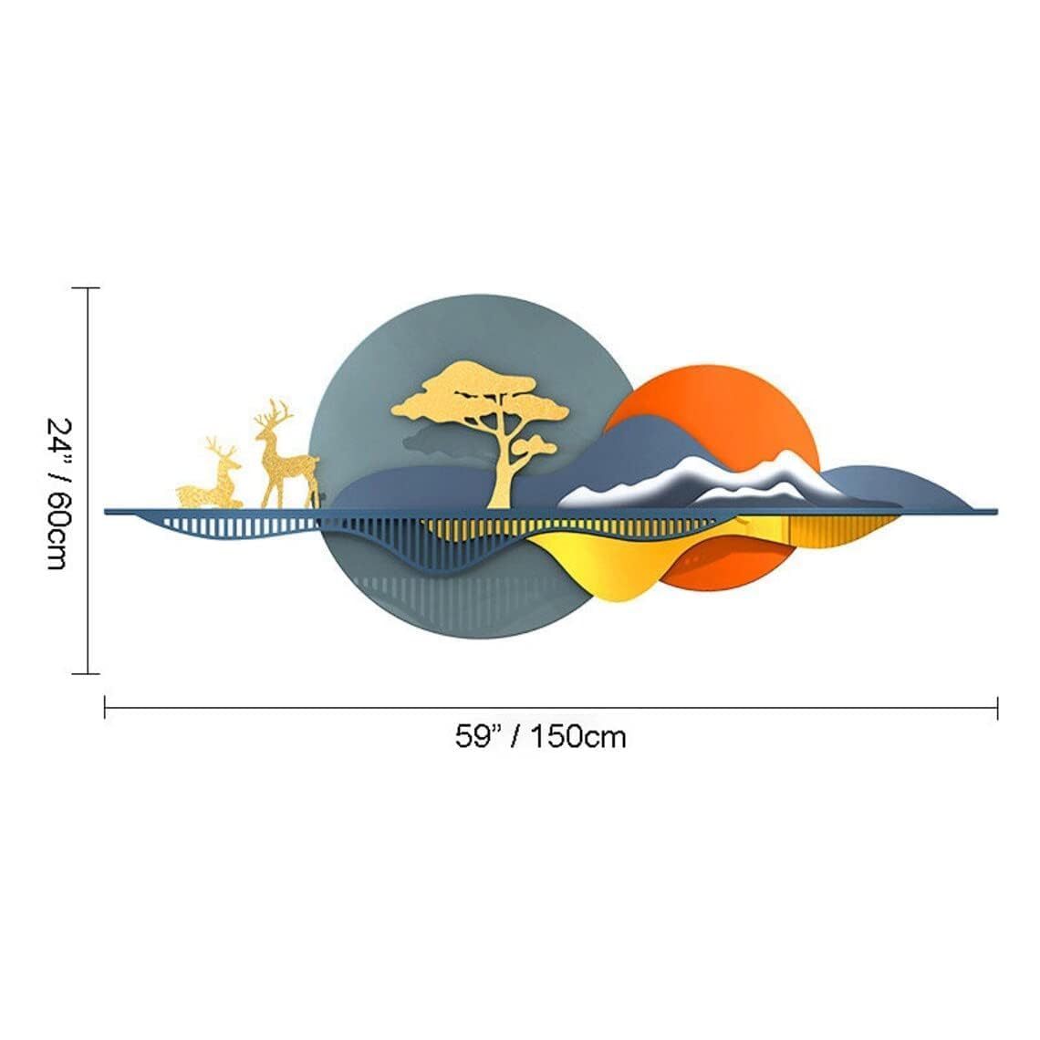 Modern Nature Metal Decor - ArtyCraftz.com