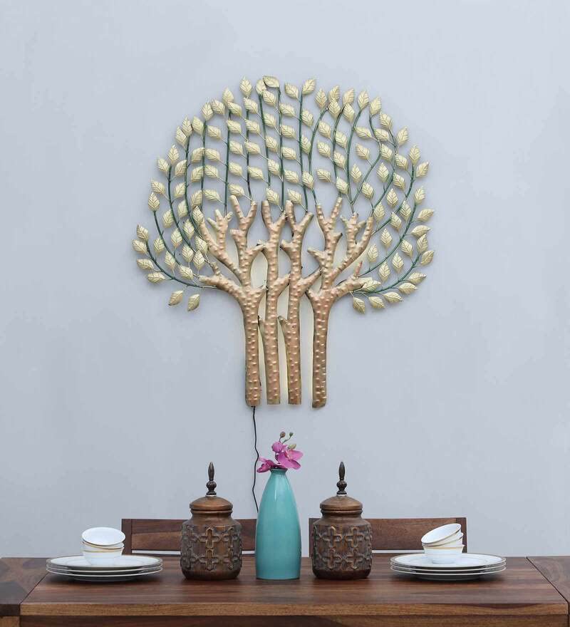 Handcrafted Iron Goldwin Tree Wall Art