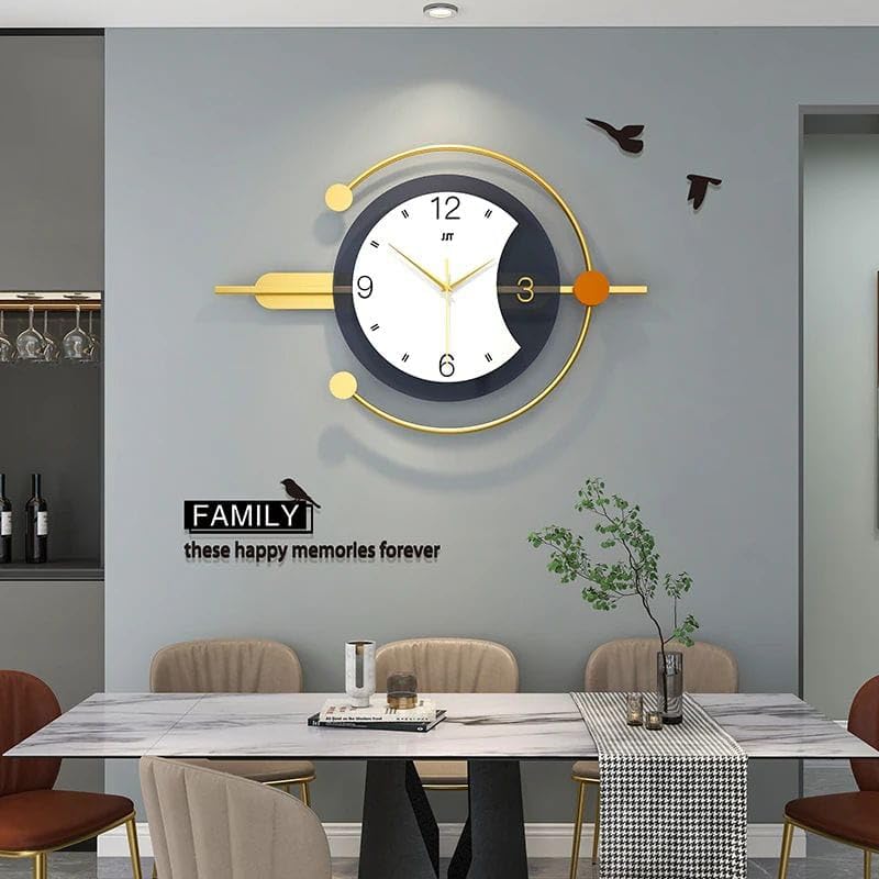 Modern Handmade Metal Wall Clock