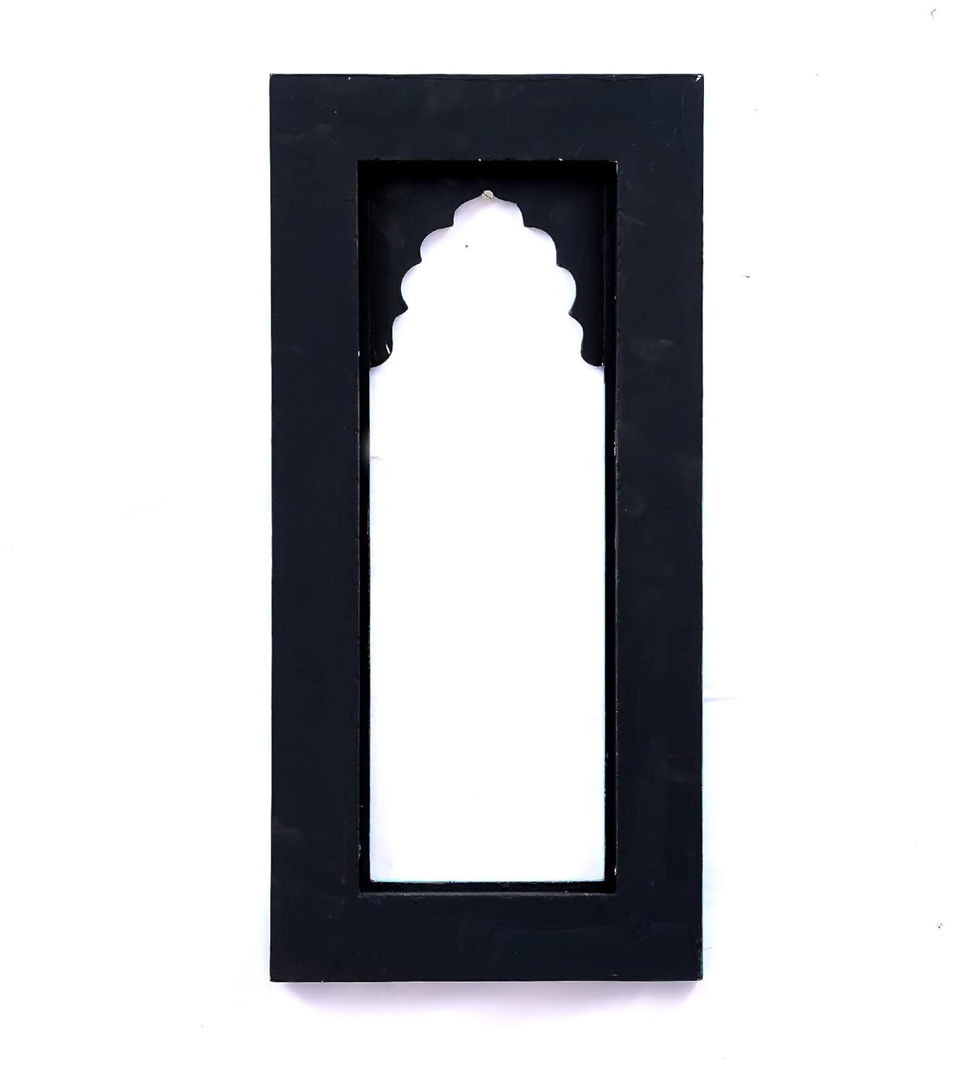 Handpainted Rectangle Blue Colour Jharokha Frame Wall Hanging