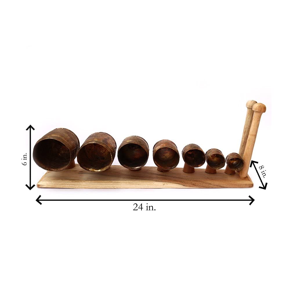 Copper Bell Scale Idiophone Folk Marimba Xylophone