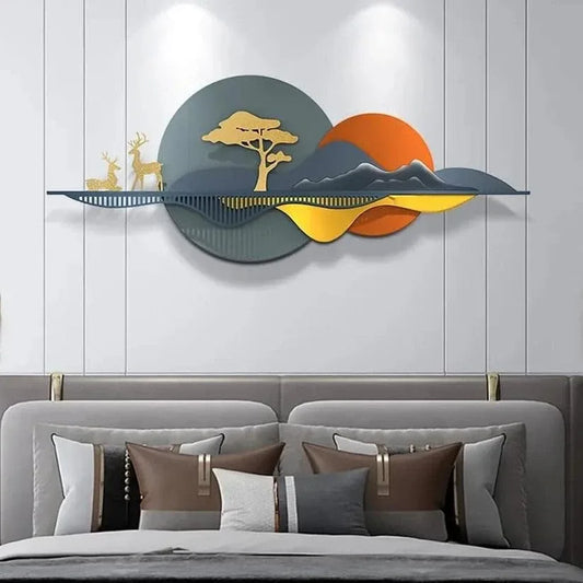 Modern Nature Metal Decor - ArtyCraftz.com