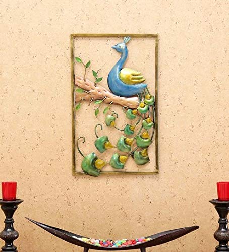 Metal Peacock Wall Art