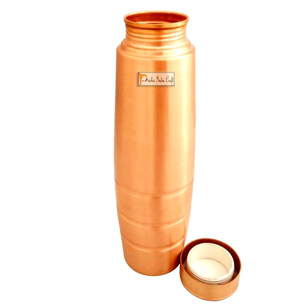 Classic Tall Design Pure Copper Water Bottle-ArtyCraftz.com