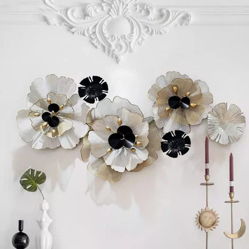Luxury Iron Floral Wall Art-ArtyCraftz.com